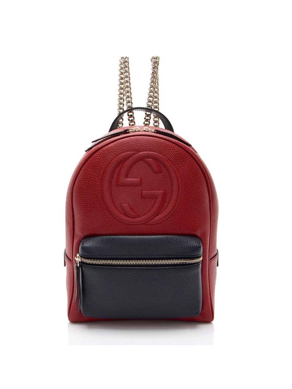 Gucci Soho Chain Leather Backpack